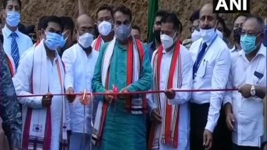 India News | Gadkari Inaugurates, Lays Foundation Stone for 16 National Highway Projects in Manipur