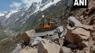 India News | Himachal Pradesh: State Highway Connecting Gramphu to Kaza Blocked Due to Landslide