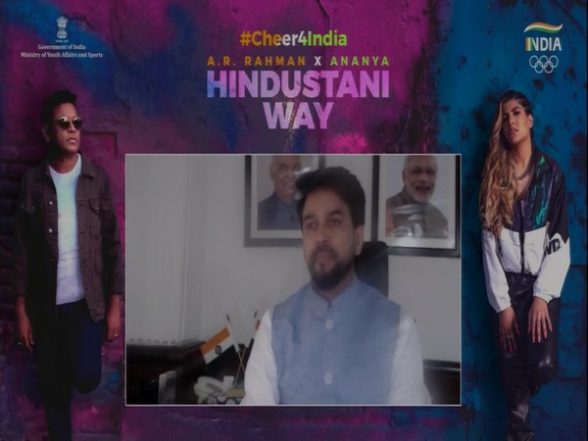 Sports Minister Anurag Thakur Launches Official Team India Cheer Song ‘Hindustani Way’