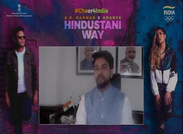 Tokyo Olympics 2020: Sports Minister Anurag Thakur Launches Official Team India Cheer Song ‘Hindustani Way’