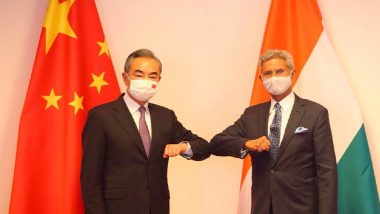 EAM S Jaishankar Meets Chinese Foreign Minister Wang Yi in Dushanbe, Says ‘Unilateral Change of Status Quo Not Acceptable to India’