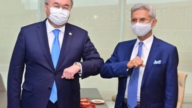 World News | Jaishankar Meets Kazakh Counterpart, Discusses CICA, COVID Cooperation, SCO, Afghanistan