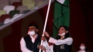 Sports News | Tokyo Olympics: Pakistan Team's Flag Bearer Flouts Covid Rules, Marches Mask-free at Opening Parade
