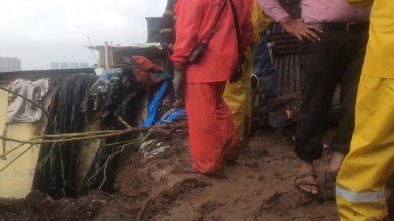 Mumbai Building Collapse: Ground-Plus-One Residential Building Collapses in Vikhroli Area Due to Heavy Rains; 3 Dead