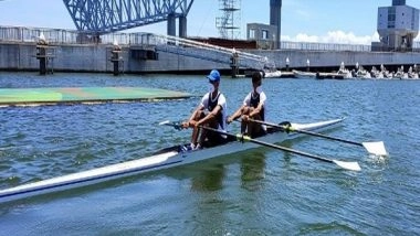 Sports News | India Rowers Arjun, Arvind Singh Start Practice in Tokyo Ahead of Olympics