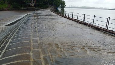 Mumbai Rains: Vihar Lake, the Key Source of Supply of Drinking Water to Residents, Starts Overflowing Due to Heavy Rainfall