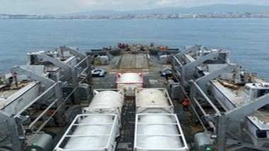 World News | Indian Naval Ship Airavat Reaches Indonesia with COVID-19 Essential Supplies