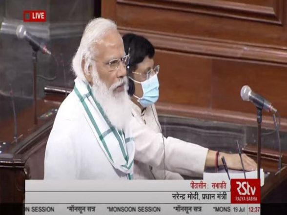 Monsoon Session of Parliament 2021: PM Narendra Modi Takes Jibe at Opposition