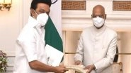 India News | Tamil Nadu Chief Minister Calls on President Kovind