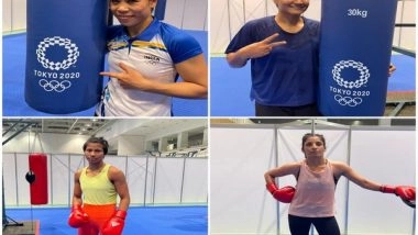 Sports News | Tokyo Olympics: Mary Kom, Pooja Rani Along with Boxing Contingent Begin Training