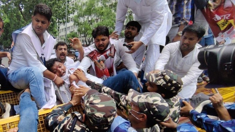 Pegasus Spyware: Indian Youth Congress Stage Protest