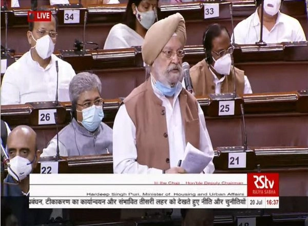 India News | RS: Virus Real Enemy, Not Govt, Says Hardeep Singh Puri on COVID Management