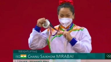 Sports News | Tokyo Olympics: PM Modi, President Kovind Hail Mirabai Chanu After Weightlifter Bags Silver