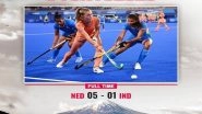 Sports News | Tokyo Olympics: Netherlands Thrash India 5-1 in Women's Hockey Pool A Opening Game