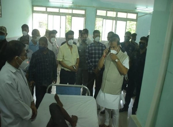 Assam-Mizoram Border Violence: CM Himanta Biswa Sarma Visits Silchar Hospital to Meet Police Personnel Injured in Border Clash