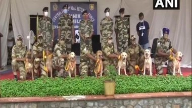 India News | Seven Sniffer Dogs of CISF Serving in Delhi Metro Retire Today