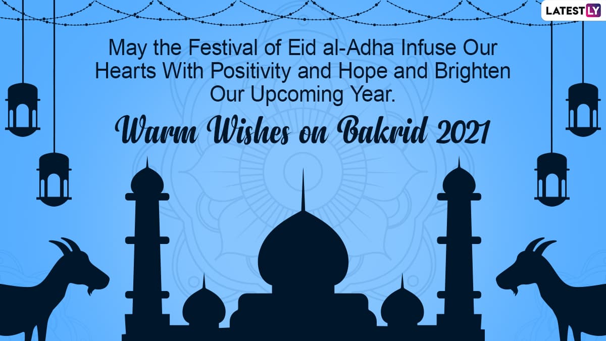 Eid al-Adha 2021 Greetings & Bakrid Mubarak HD Images: WhatsApp ...