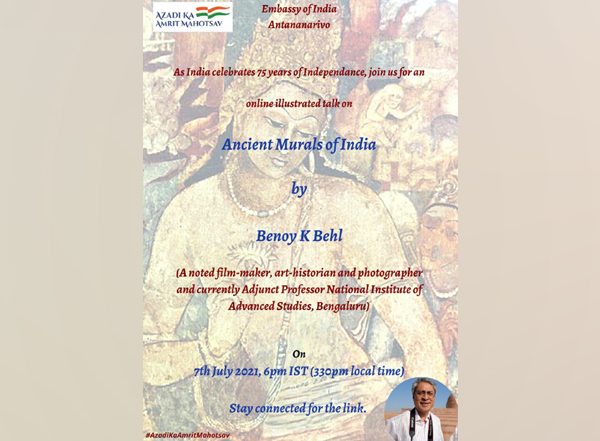 World News | Indian Embassy in Madagascar Organises Online Illustrative Talk on 'Ancient Murals of India'