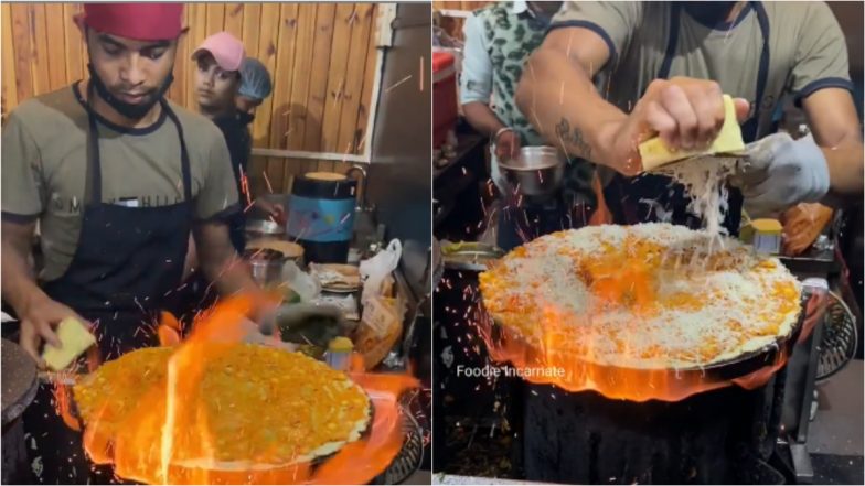 ‘Fire Dosa’ From Indore Is Not Your Regular Indian Street Food, Check Video To Enjoy ‘Aag Laga Diya’ Moment