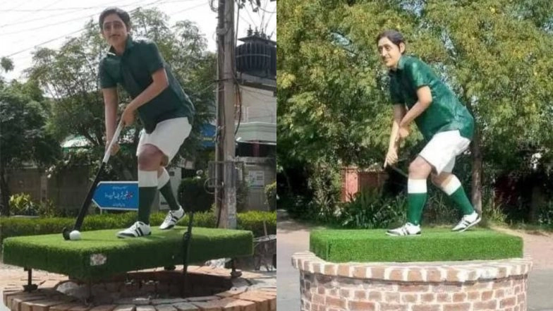 Hockey Stick and Ball Stolen From Pakistan Hockey Legend Samiullah Khan’s Statue in Bahawalpur