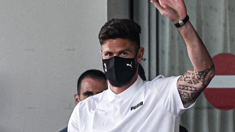 Watch: Olivier Giroud in Italy To Complete AC Milan Medical