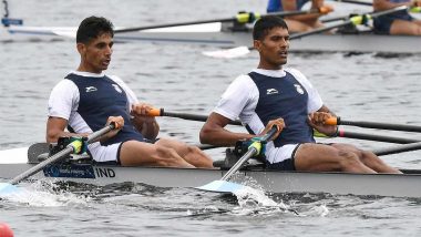 Arvind Singh and Arjun Lal Jat Secure Fifth Place Finish in Lightweight Double Sculls Final B in Rowing at Tokyo Olympics 2020