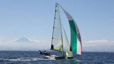 Varun Thakkar, KC Ganapathy at Tokyo Olympics 2020, Sailing Live Streaming Online: Know TV Channel & Telecast Details for Men's Skiff 49er Races 7,8 & 9 Coverage
