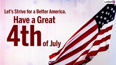 Happy 4th of July 2021 Quotes and HD Images: WhatsApp and Facebook Messages, Wishes and Wallpapers to Send Greetings on This US Independence Day