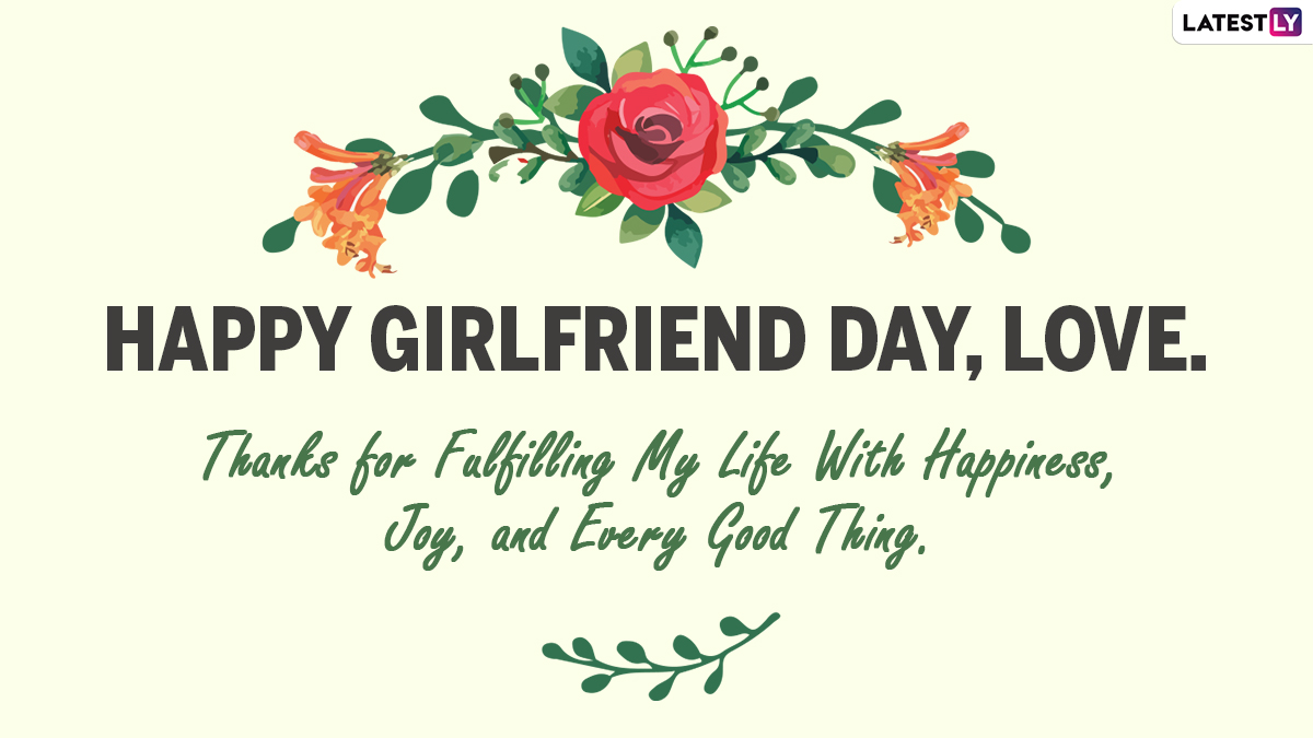 Happy girlfriend day 2021