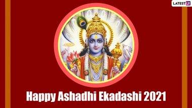 Ashadhi Ekadashi 2021 Wishes in Marathi & Lord Vitthal HD Images: Send Happy Shayani Ekadashi Greetings, WhatsApp Messages and SMS to Family and Friends