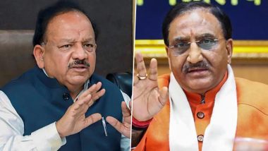 Dr Harsh Vardhan, Ramesh Pokhriyal Nishank and Several Other Ministers Resign Ahead of Modi Cabinet Reshuffle; Check All Names Here