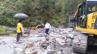 Himachal Pradesh Rains: National Highway Blocked Near Rampur Area of Shimla Following Heavy Rainfall