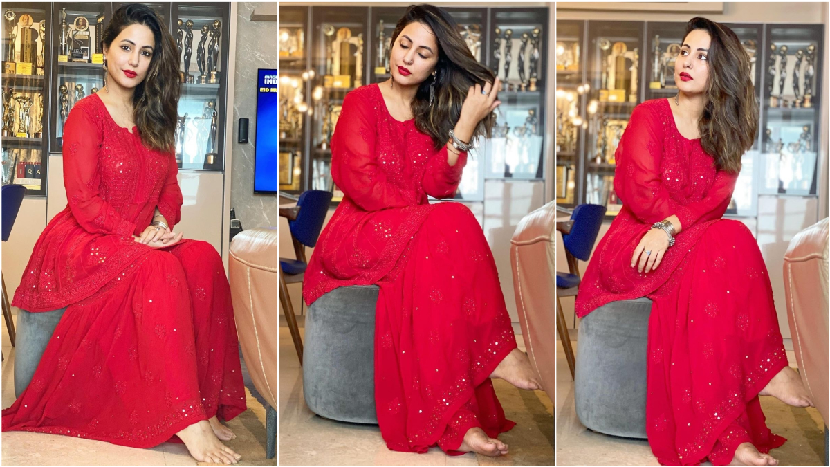 hina khan eid dress 2021