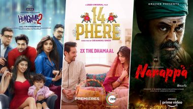 OTT Releases of the Week: Shilpa Shetty Kundra’s Hungama 2; Vikrant Massey’s 14 Phere on ZEE5; Ventakesh’s Narappa on Amazon Prime Video and More