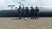 India News | Coast Guard Seizes Charas Worth Rs 32 Lakh Near Gujarat's Jhakau Harbour