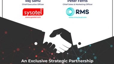 Business News | SYSOTEL Joins Hands with RMS Cloud to Expand Operations Across India and South East Asia