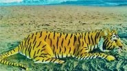 On International Tiger Day 2021, Sand Artist Sudarsan Pattnaik Shares Magnificent Art Work To Raise Awareness About Tiger Conservation