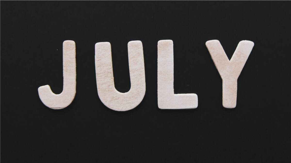 July 2021 Events Calendar