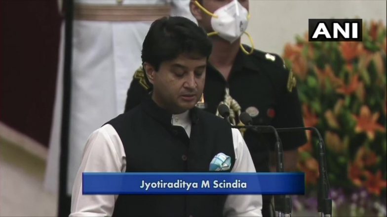 Modi Cabinet Reshuffle: Jyotiraditya Scindia, Ramachandra Prasad Singh and Ashwini Vaishnaw Take Oath as Ministers