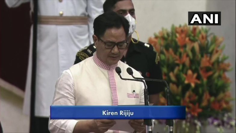 Modi Cabinet Reshuffle: Pashupati Kumar Paras, Kiren Rijiju and Raj Kumar Singh Take Oath as Ministers