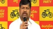 Telangana TDP President L Ramana Resigns, Joins Ruling TRS