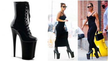 Lady Gaga Walking in 9-Inch Platform Heels on New York City Streets Is Different Level of Confidence (View Photos)