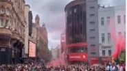 Sports News | Euro 2020: Unruly English Fans Throng Leicester Square Ahead of Summit Clash