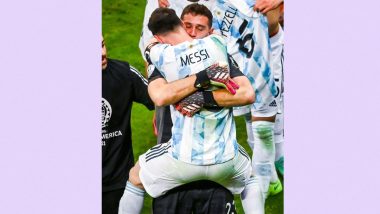 Copa America 2021 Final: Lionel Messi Breaks Down Into Tears As Argentina Beat Brazil (Watch Video)