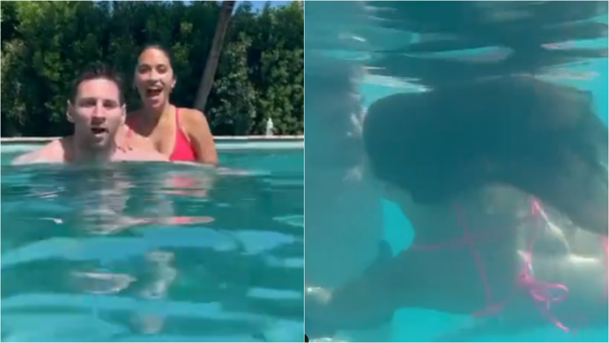 Hot and Romantic! Lionel Messi and Wife Antonela Roccuzzo Kiss Underwater, Share Steamy Video on Instagram 🛍️ LatestLY