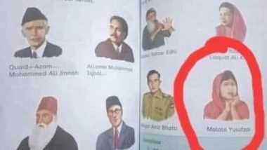 World News | School Textbook Showing Malala Yousafzai as National Hero of Pakistan Confiscated