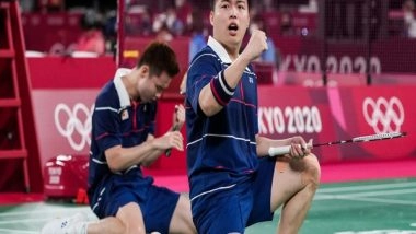 Sports News | Tokyo Olympics: World No. 1 Indonesian Pair of Marcus and Kevin Crash out of Badminton Men's Doubles