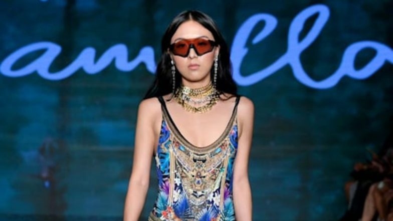 Model Amber Wang Featured Walking for Camilla with Love and Major Swimwear Brands
