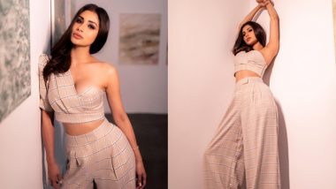 Mouni Roy Gives Major Summer Fashion Goals as She Poses in a Chic Checkered Co-Ord Set for Latest Photoshoot (View Pics)