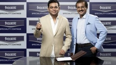 Business News | Sheenlac Speciality Coatings Signs A R Rahman as Its Brand Ambassador